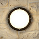 Marine Grade Vandal Resistant Wall or Ceiling Light 240V E27 60W IP65 IK10 27cm Black Marine Grade Vandal Resistant Wall or Ceiling Light 240V E27 60W IP65 IK10 27cm Black